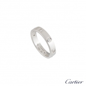 Cartier?Full Diamond Love Wedding Band Size 56?B4050656